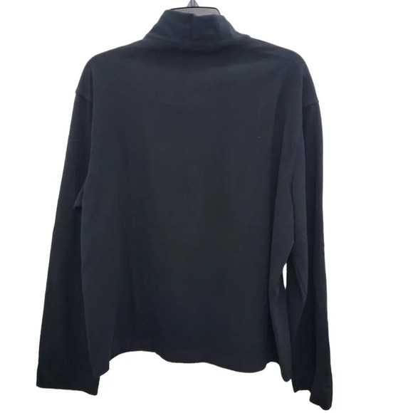 Polo by Ralph Lauren Mens Vintage Black Red Pony 1/4 Zip Neck Fleece Pullover XL - Picture 6 of 6